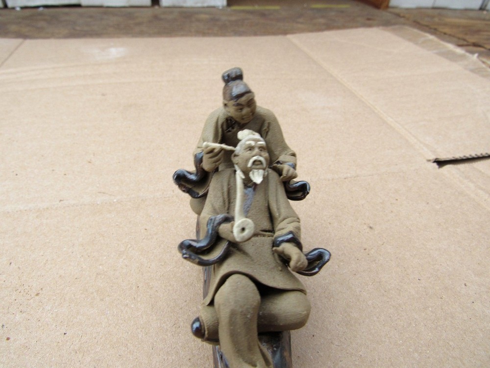 Ceramic Mud Ear Candle Figurine