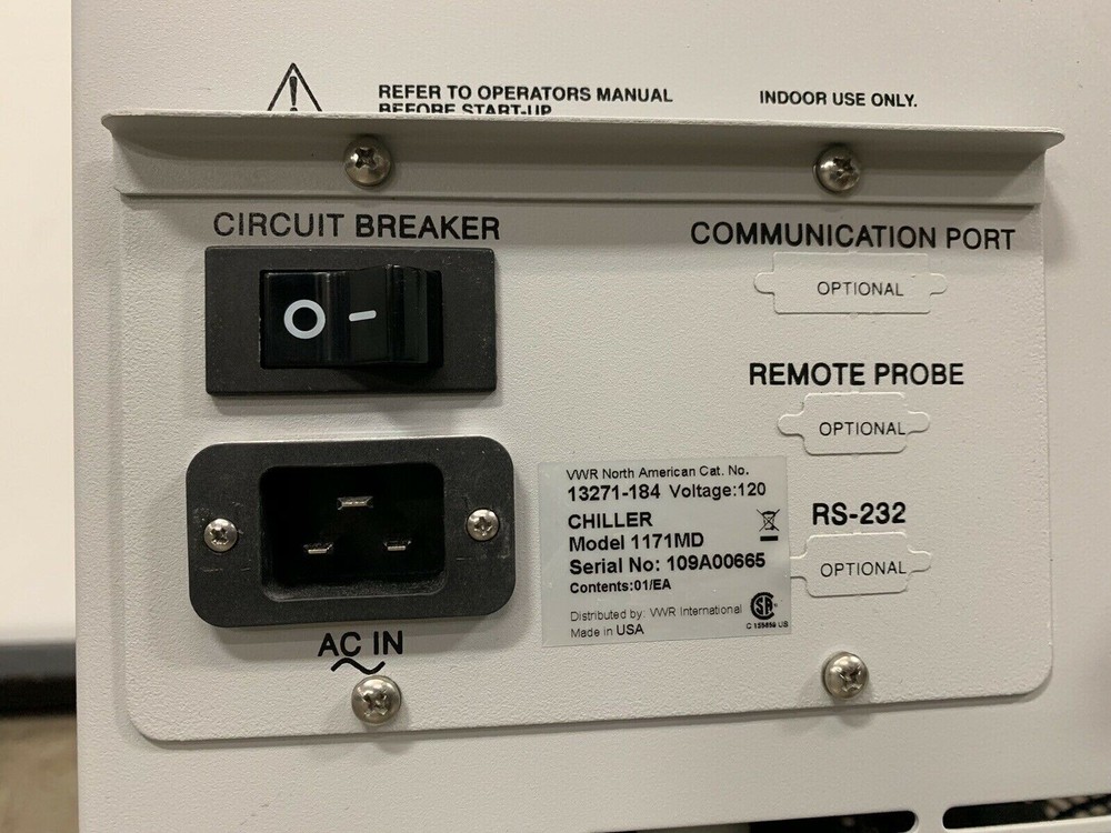 VWR Recirculator Chiller Model 1171MD