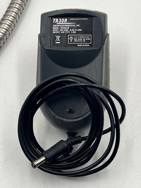 Schott Red Light Source LED Illuminator A20960 with Optical Fiber Ring Used