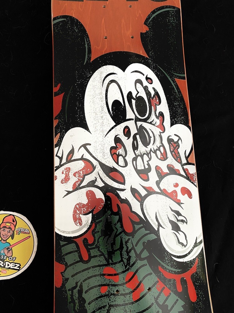 RARE SIGNED Mickey Mouse Tony Cervantes Zero Skateboard Deck AUTOGRAPHED R7
