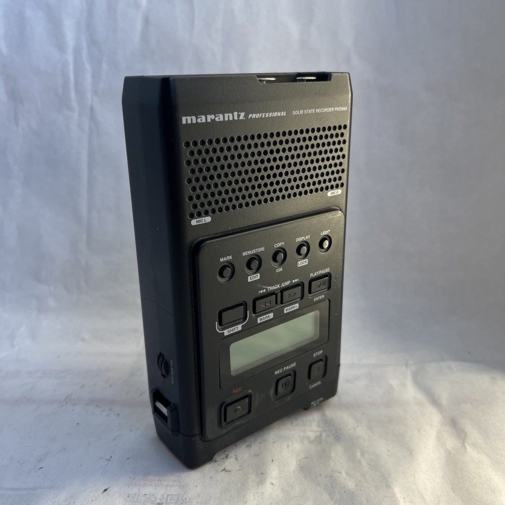 Marantz PMD660 Professional Solid State Recorder, Compact Flash - Tested!  READ!
