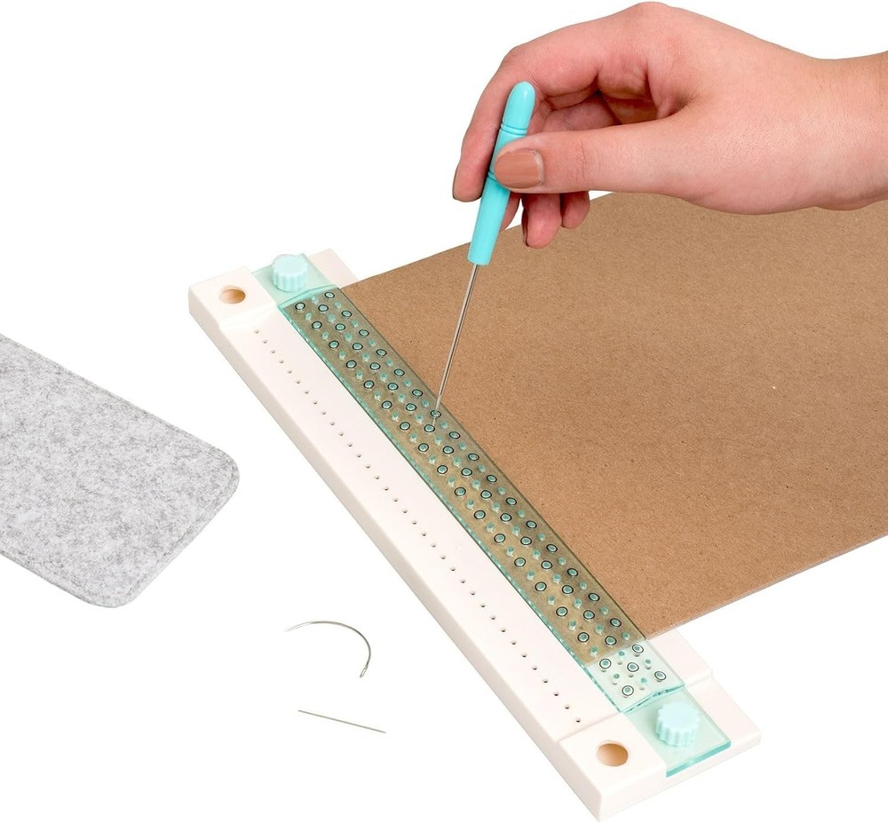Complete Book Binding Punch Guide Set with Japanese Stitching Tools & Thread