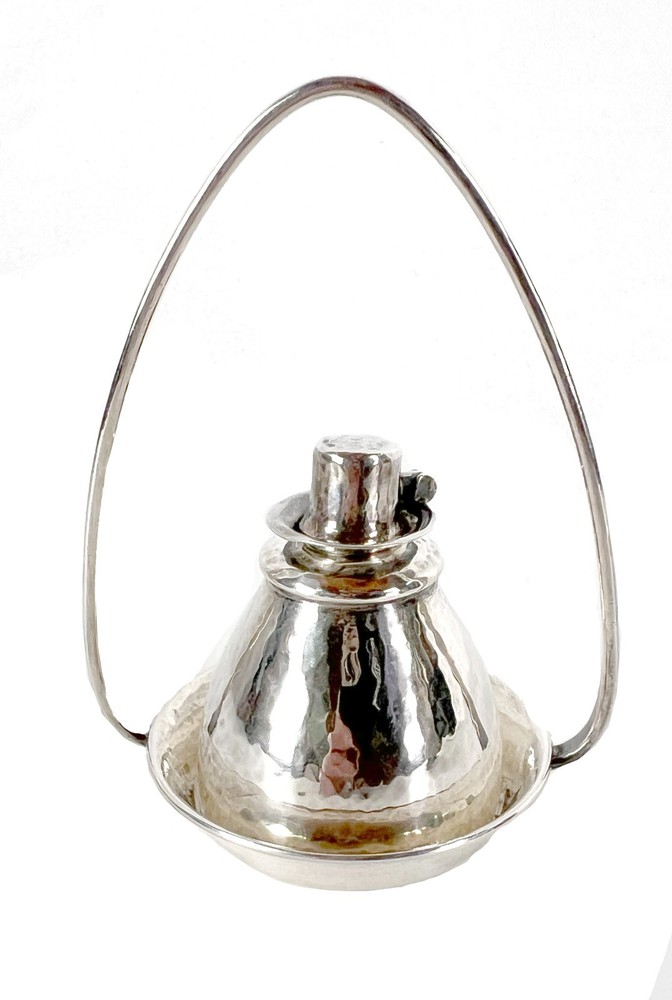Tiffany & Co. Sterling Silver Makers Table Cigar Lighter and Cradle