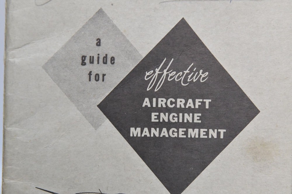 1957 A GUIDE FOR EFFECTIVE AIRCRAFT ENGINE MANAGEMENT AIR FORCE JET ENGINE