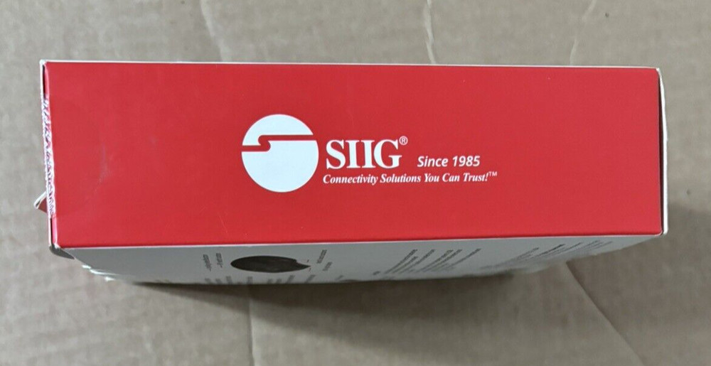 SIIG 6 Button Ergonomic Wireless Optical Mouse - New in Box