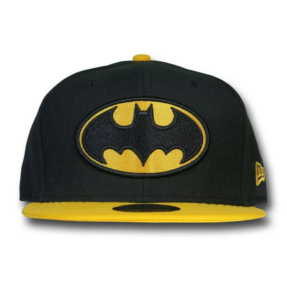 Batman Black & Yellow 59Fifty Hat Black