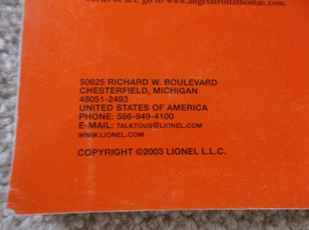 Lionel 2003 Train Catalog Volume 2