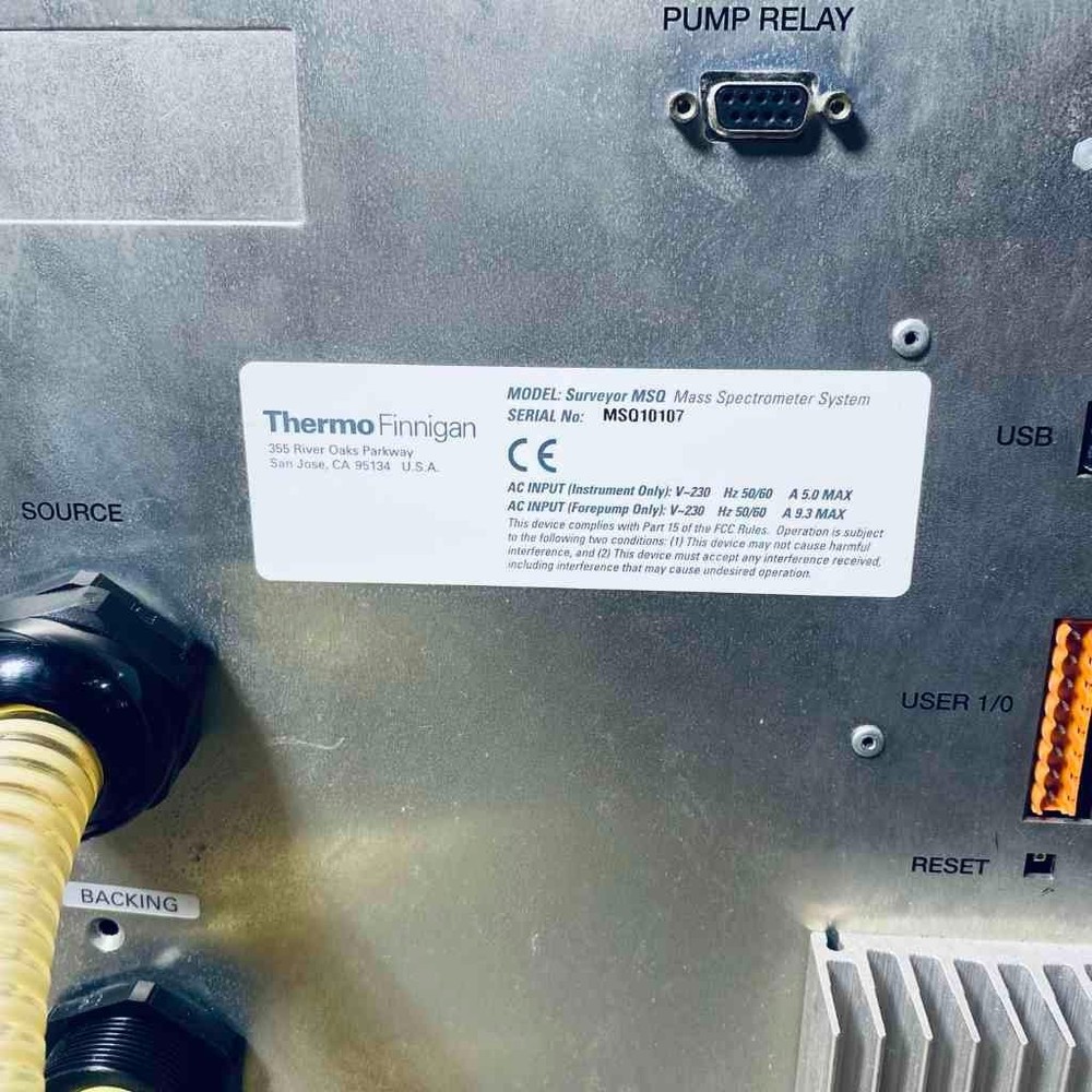 Thermo Finnigan Surveyor MSQ Mass Spectrometer System