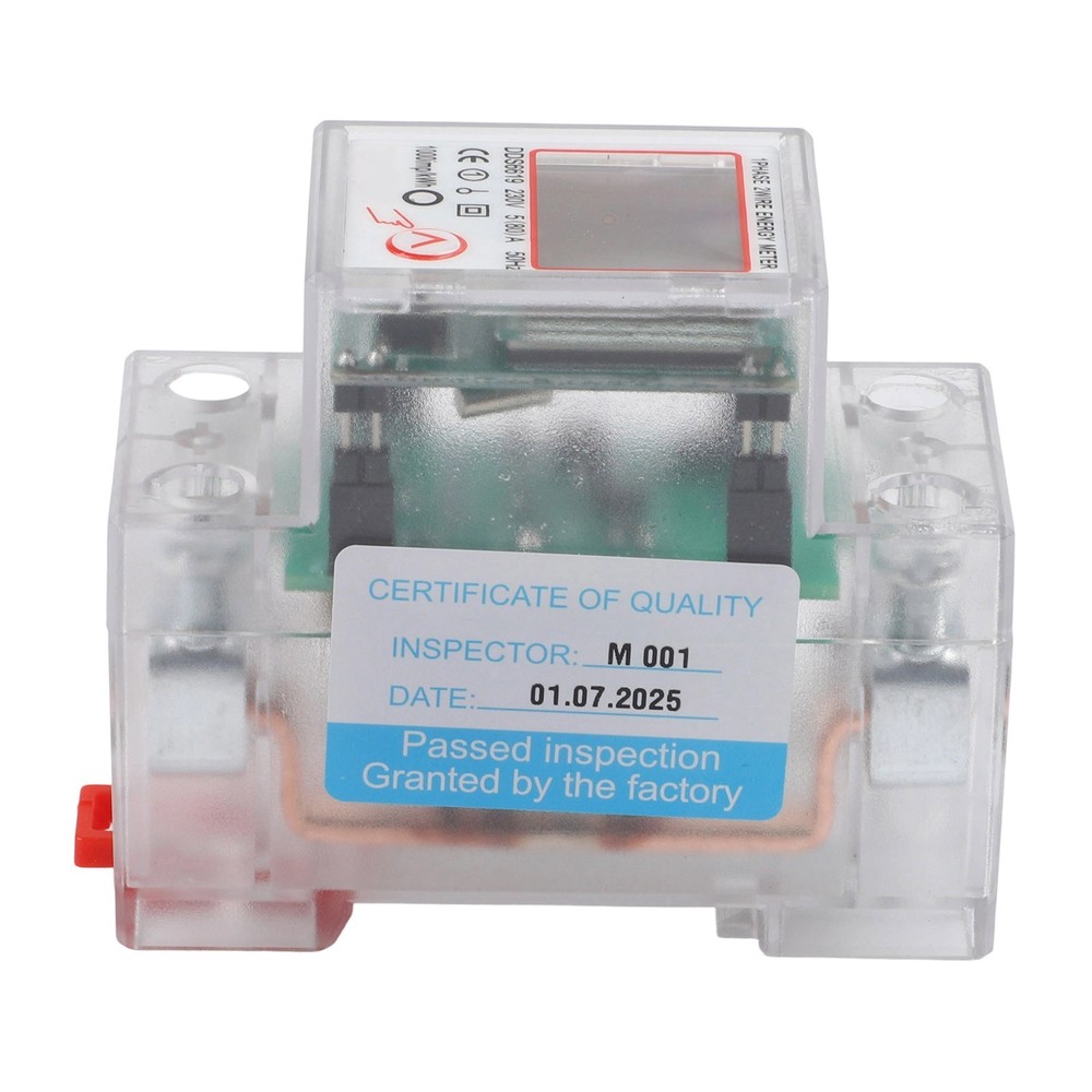 80A Maximum Current Single Phase Energy Meter kWh Voltage Current Power