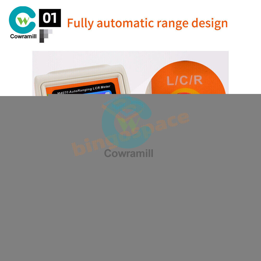 M4070 Handheld LCR Meter Auto Ranging Capacitance Inductance Resistance Tester