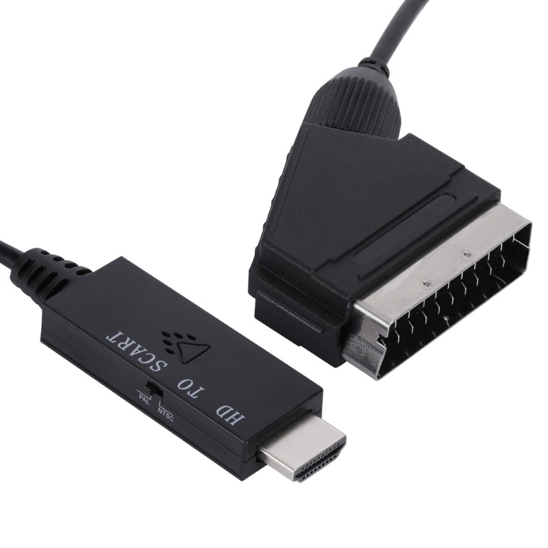 to Scart Adapter Converter Convert High-Definition Video Regular