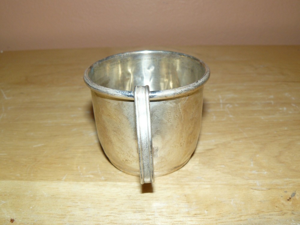 Vintage National silver plated child's cup