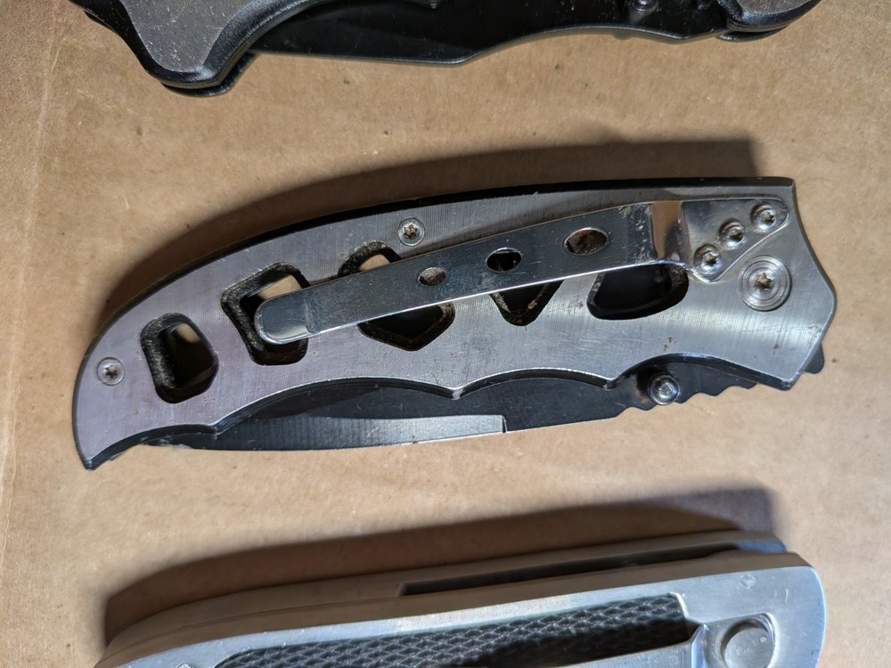 3 Smith & Wesson Ect. Folding Pocket Knives Lot Bundle EDC Knife Pre Owned