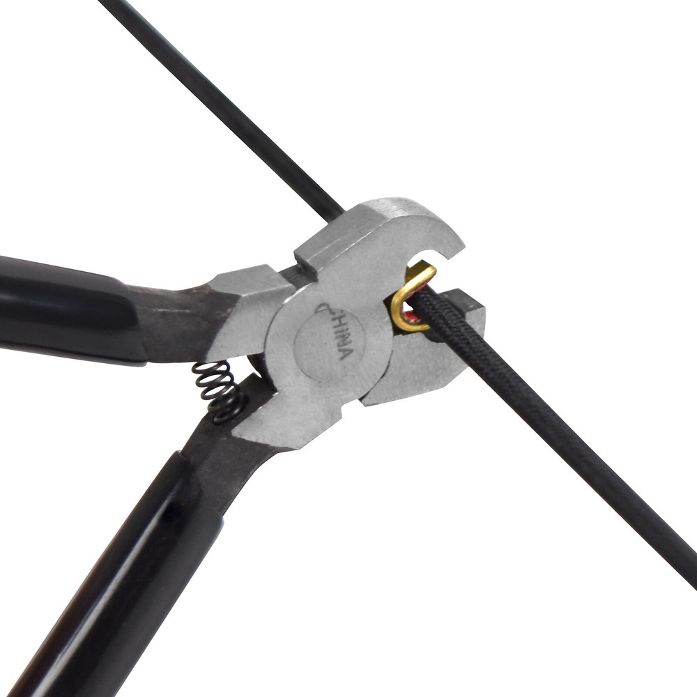 6X Archery Bow String Nock Sets M Size Protect Brass Buckle Clip Nocking Points