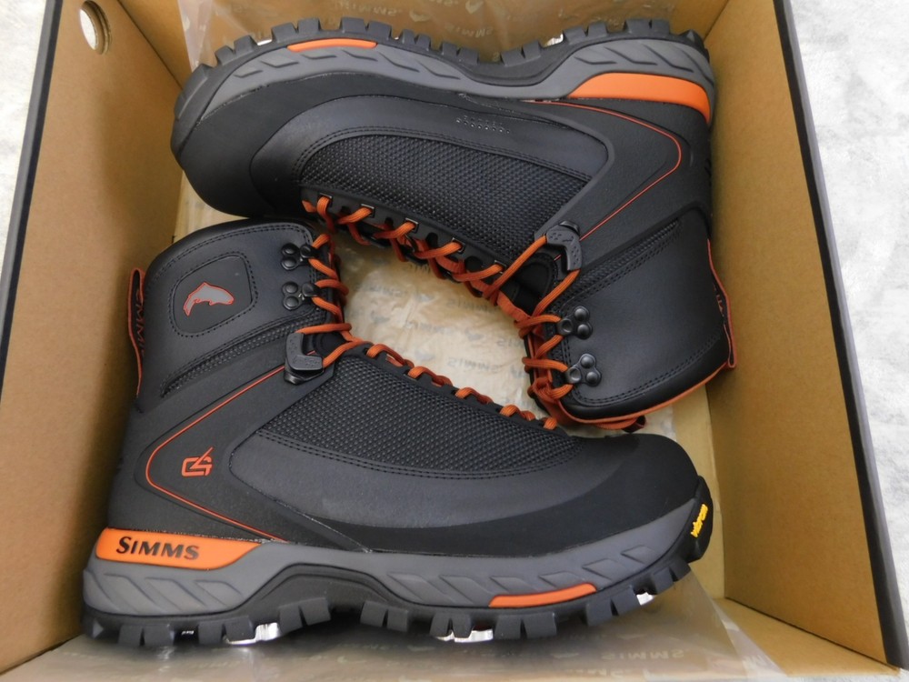 Simms G4 PRO Powerlock Wading Boots - Vibram® Sole SIZE 12