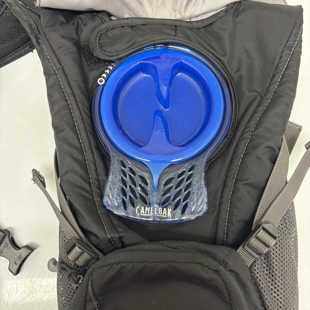Camelbak Hydration Black Backpack/Blue Hydration Pack Great Condition