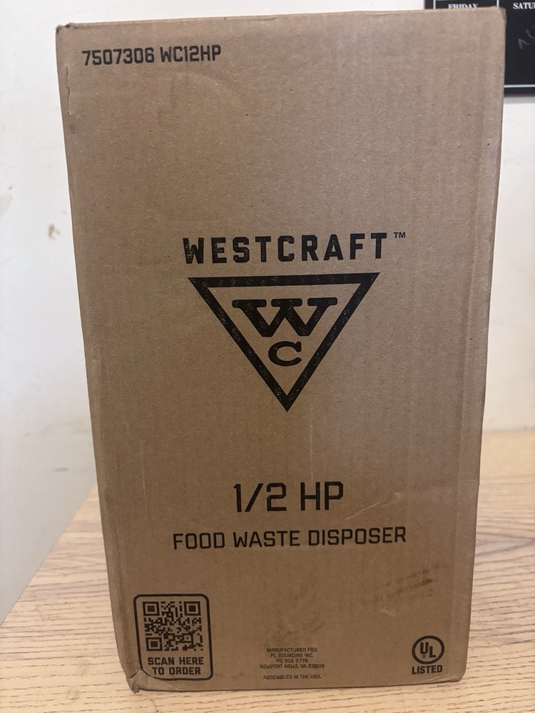 7507306 Garbage Disposal 1/2 HP Continuous Garbage Disposal System