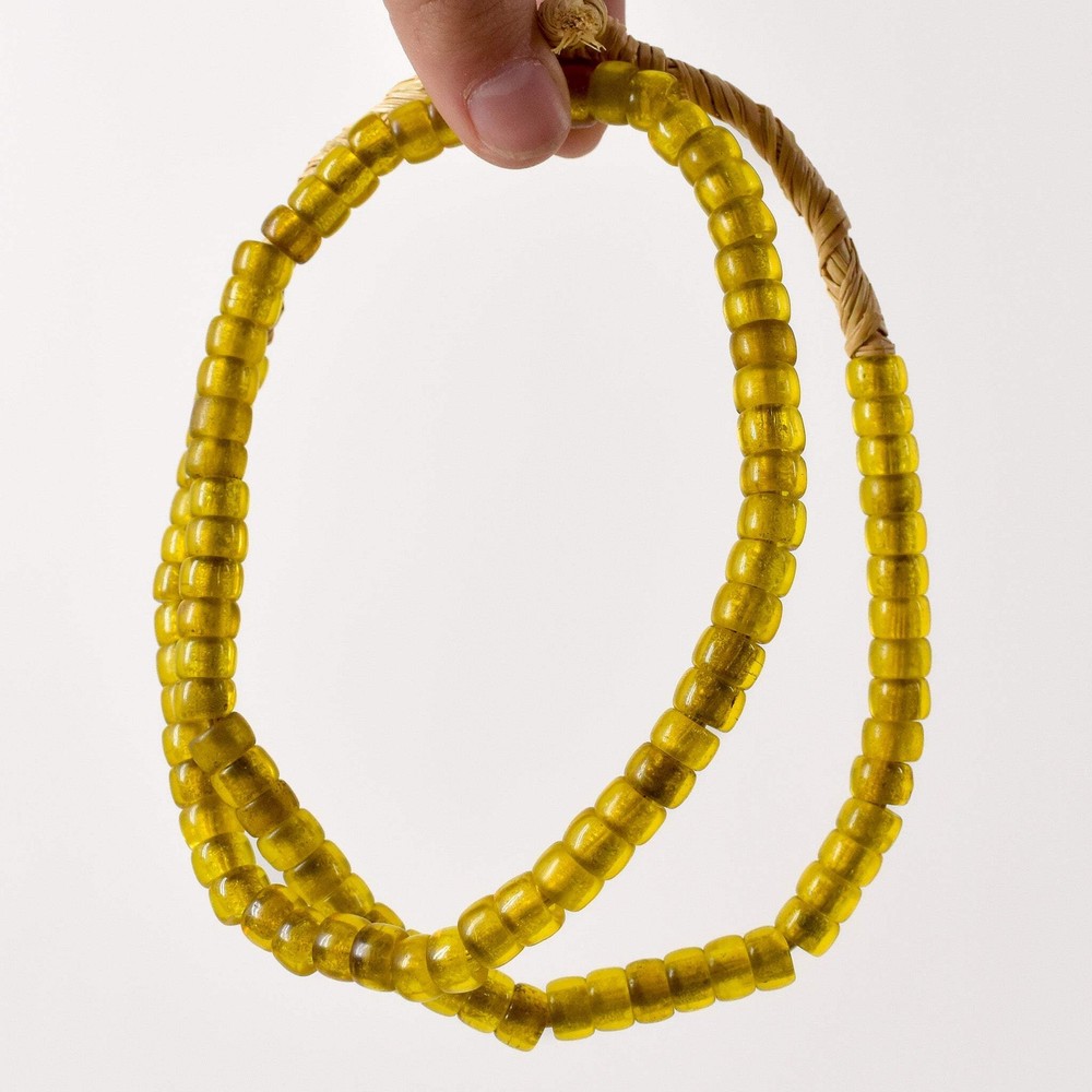 Padre Translucent Yellow Trade Beads