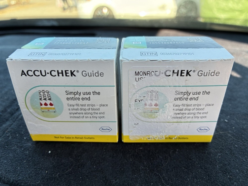Accu-Chek Guide 100 Count Test Strips Expires 07/26