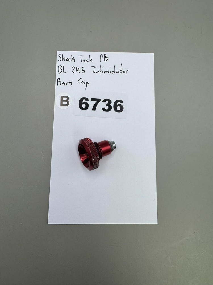 Shocktech Paintball Intimidator Ram Cap Red