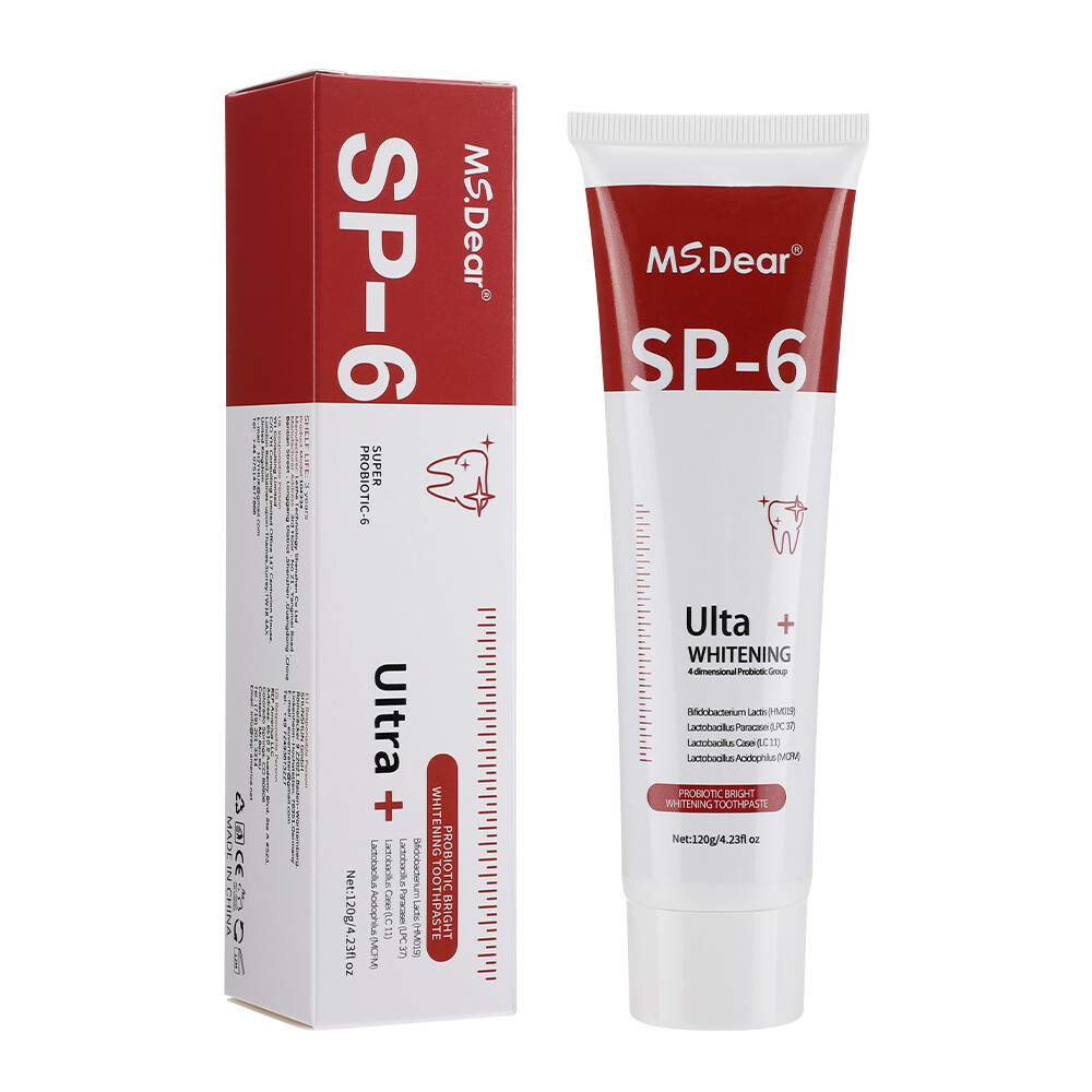 3/2Pcs Super Probiotic SP-6 Toothpaste, Probiotics Bright White Toothpaste, Sp 6