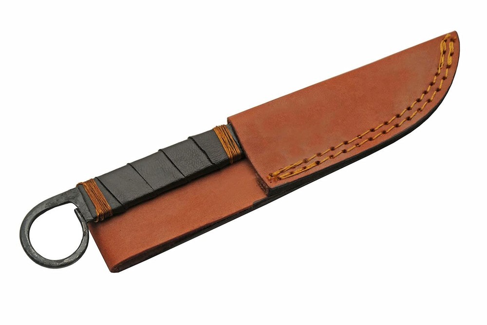 New Rite Edge Ball Nose Drop Point Fixed Blade Knife HS-4443