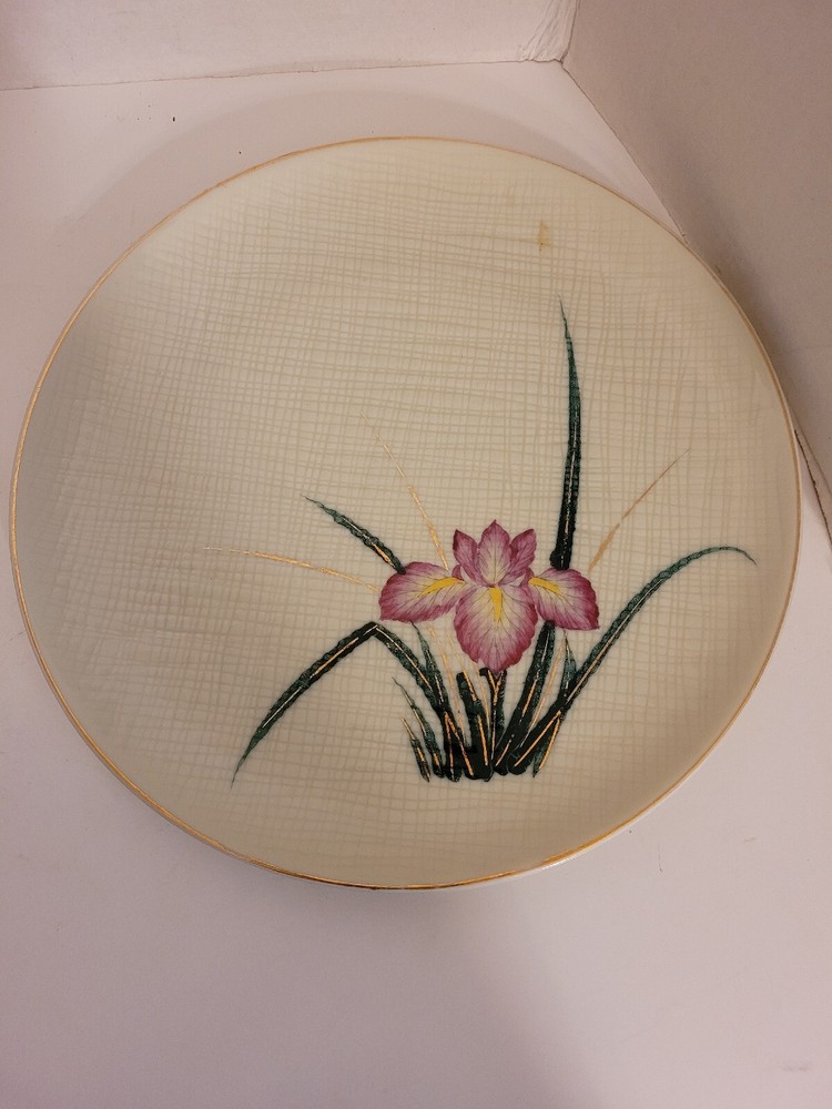 Gem China 2 Dinner Plates Iris Japan