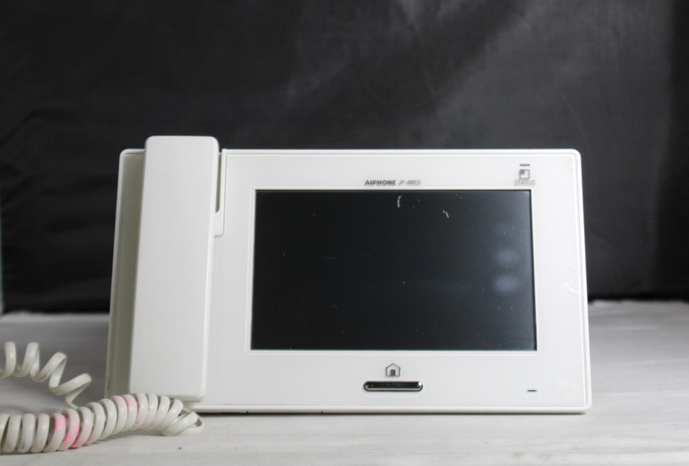 Aiphone JP-4MED Intercom 7-Inch Touchscreen Master Station w/ Handset & Mount