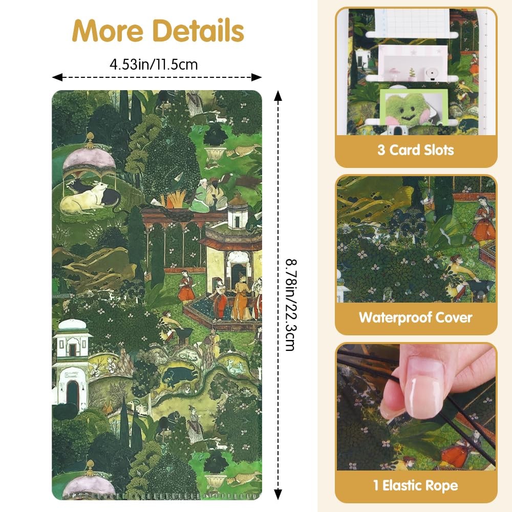 Pocket Planner Notebook with Plastic 8.25x4.25 inches, Set-Weekly Plan-Jaipur