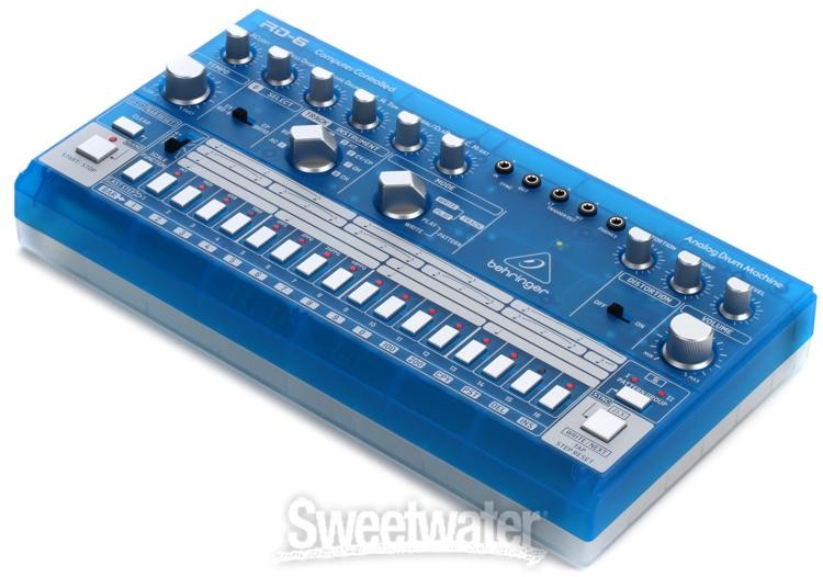 Behringer RD-6-BB Analog Drum Machine - Blue Translucent