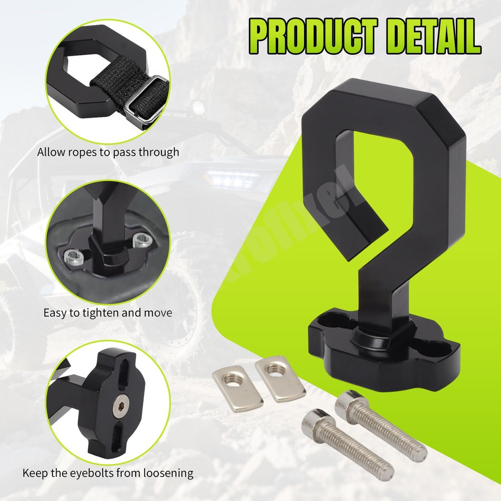 For CFMoto Quick Attach ATV & UTV – 2 Pack Eye Bolt Tie Down & Accessory Anchor
