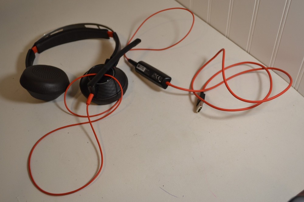 Plantronics C5220 Series Poly Wired Headset USB C & A In-Line Controller