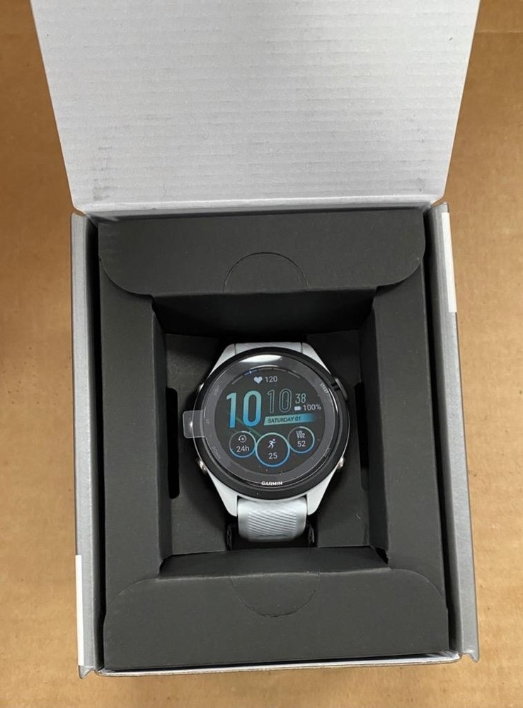 GARMIN FORERUNNER 265S GPS RUNNING AMOLED SMARTWATCH W/ ADV. TRAINING FEATURES
