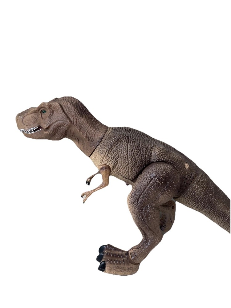 Sharper Image Roaring Walking Dinosaur Battery Op Working