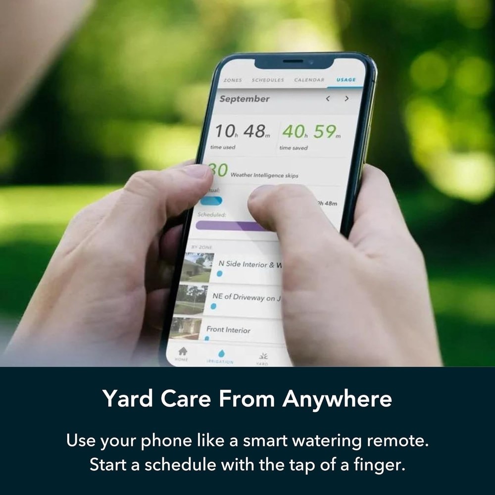 WiFi Smart Sprinkler Controller 8-Zone Irrigation Remote Control – App-Based ...