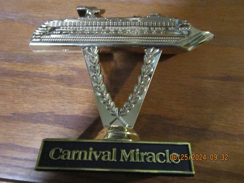 Carnival Miracle Ship on a Stick #1, Please Read Listing, No Returns
