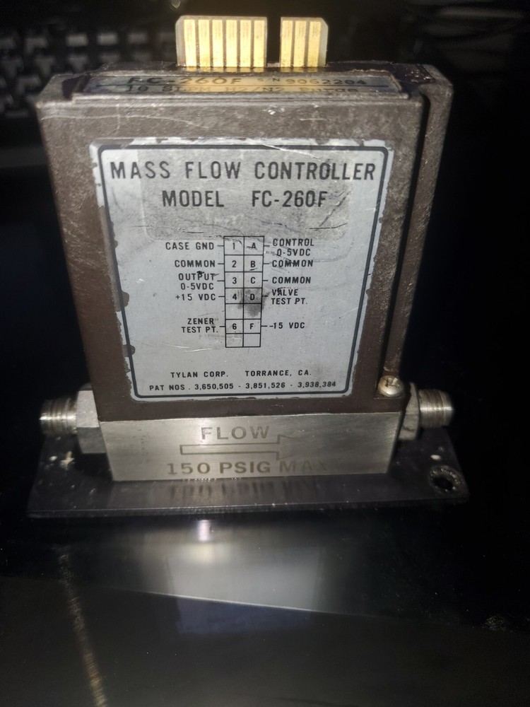 Tylan Corp Model FC-260 Mass Flow Controller 150 psig
