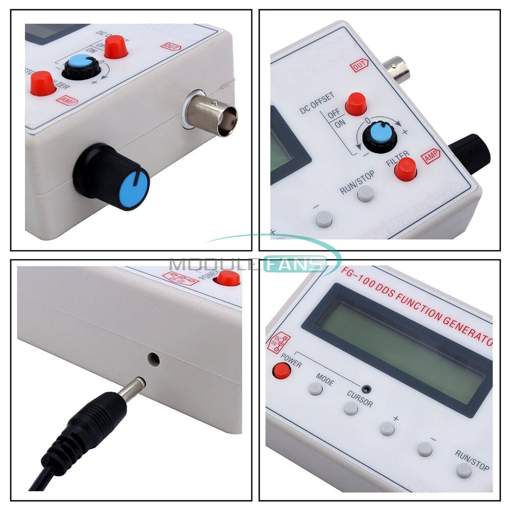 1HZ To 500KHz DDS Function Signal Generator Sine Square Triangle Wave Frequency
