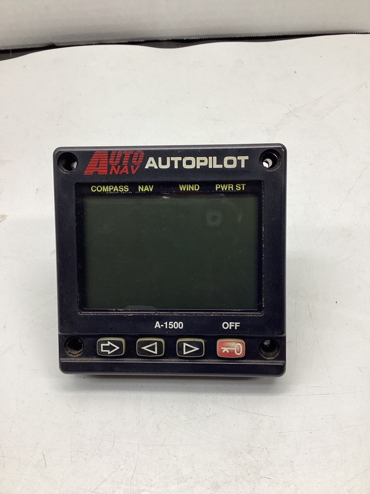 Auto Nav autopilot control display A-1500 version 1-17. c4