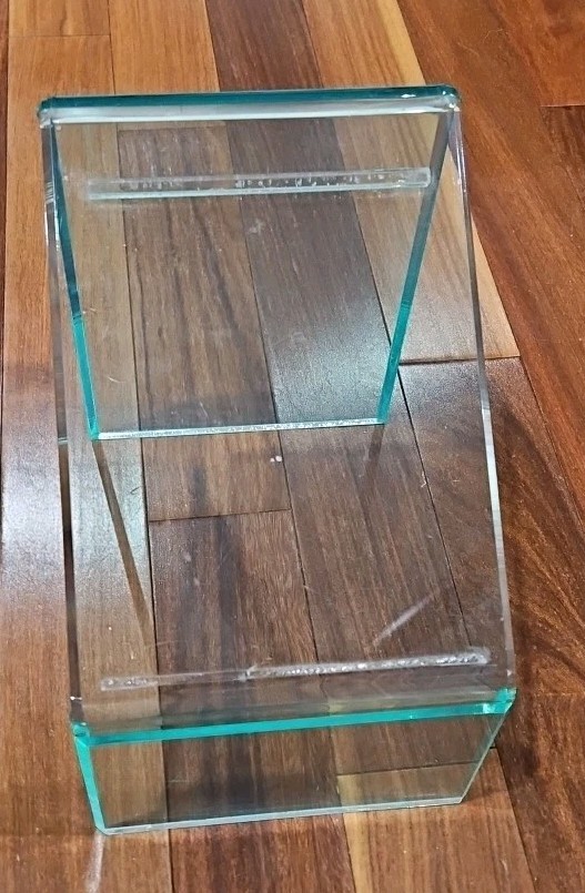 3 SHOE DISPLAY RISERS! Three Acrylic, High Quality, Commercial, Variable Sizes