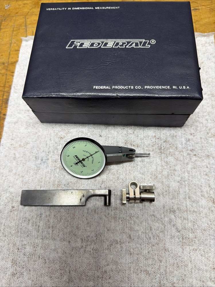 Federal LT-102 .0001 Testmaster Dial Indicator U.S.A.