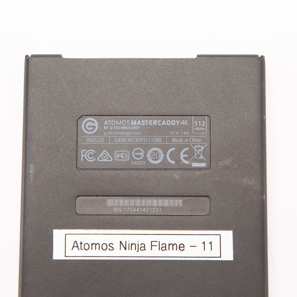 G-Technology Atomos 512GB 4K Master Caddy SSD Solid State Drive - SKU#1969763