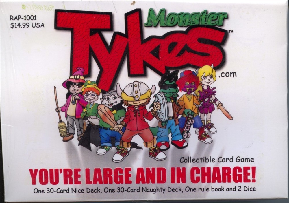 Monster Tykes CCG 2 Player starter Deck MINT