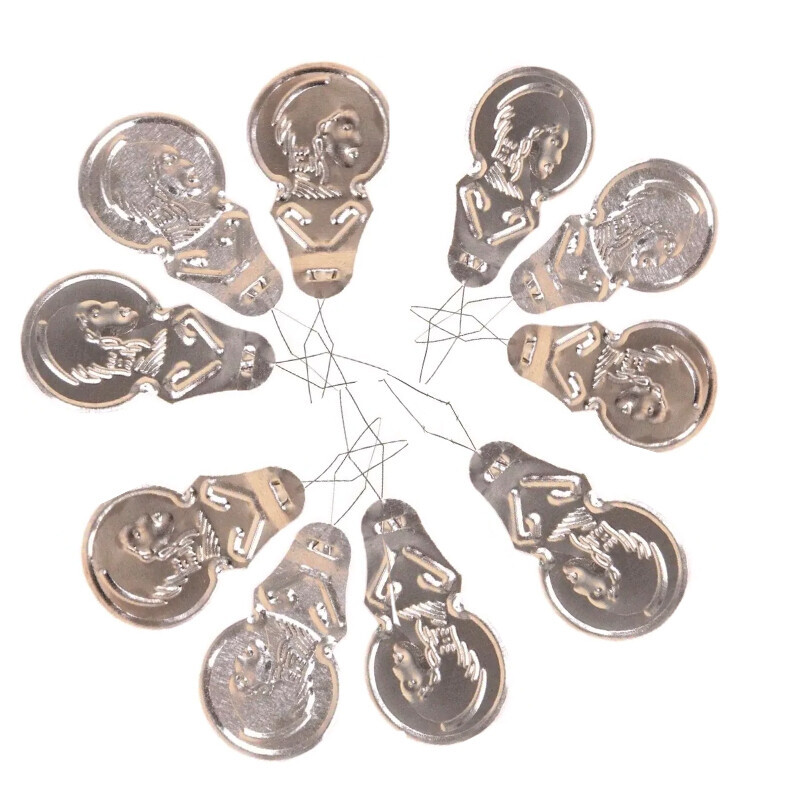 10 pcs Aluminium Bow Wire Threader Hand Machine Sewing Stitch Insertion Tool