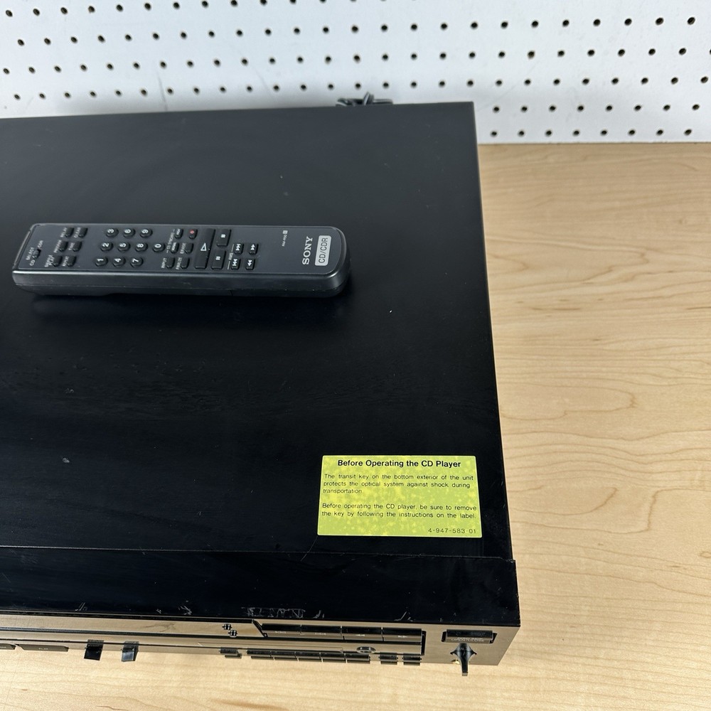 Sony CDP-C69ES 5 Disc CD Player HD w/ Remote Tested