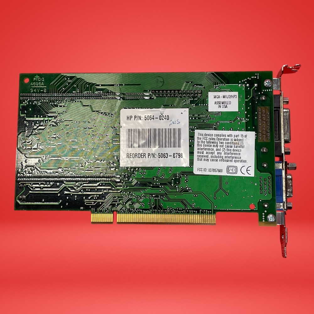HP PCI Network Interface Card 5064-0240 10/100 Controller Adapter