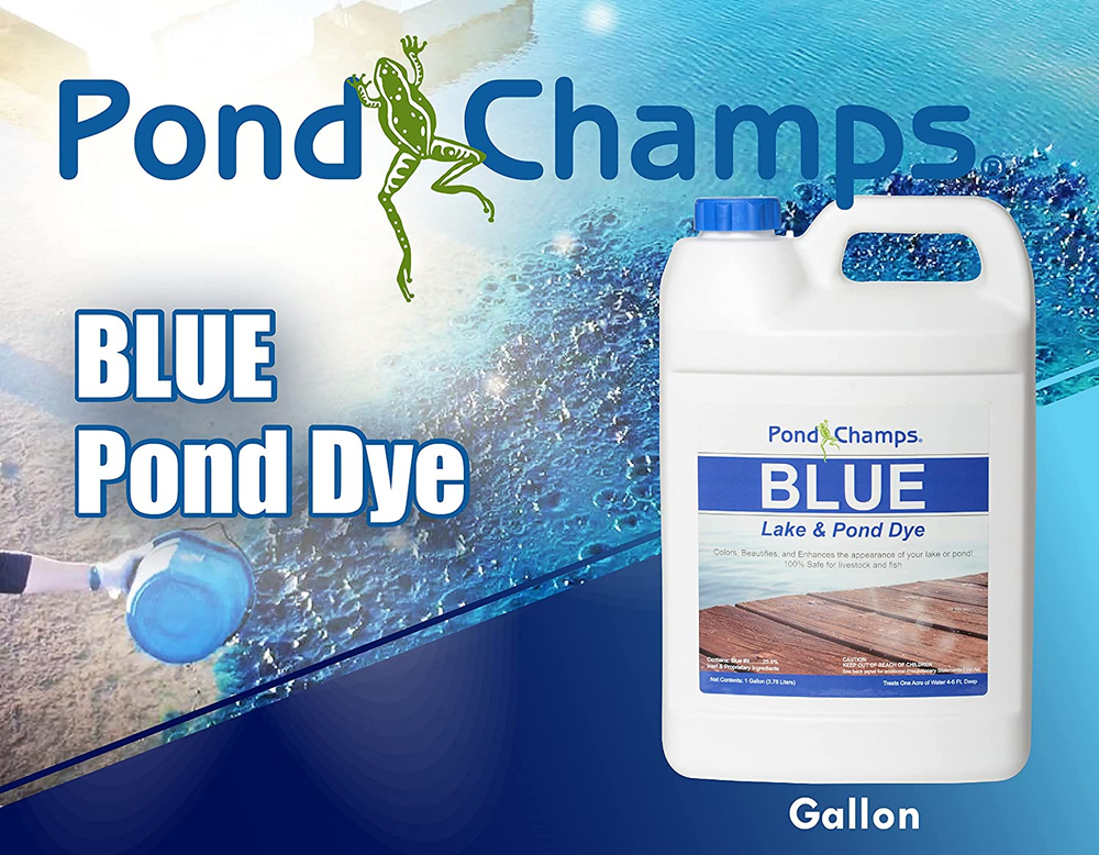 Blue Lake and Pond Dye 4 Gallon Value Pack