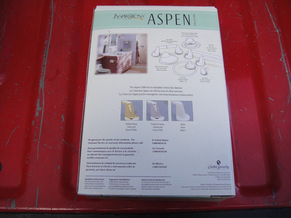 Inspirations Aspen Towel Ring Part No 5886CH