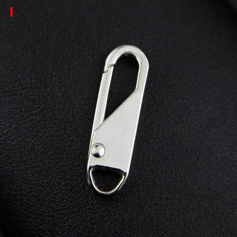 Zipper Slider Pull Tag Fixer Repair Replacement Puller Instant Stop Bottom US υ