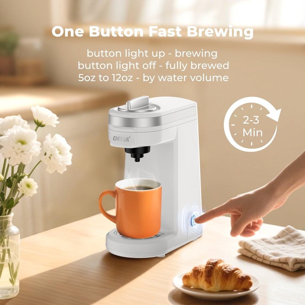 Mini Coffee Maker for K Capsule, Single Serve Coffee Maker for One Cup